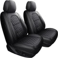 Front Car Seat Covers Waterproof Leatherette Universal Fit - Seat