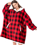 Wearable Blanket Hoodie for Women - Oversized Sherpa Comfort