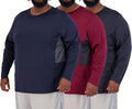Mens Big & Tall Tech Stretch 3 Pack Dry-Fit T-Shirts - Comfortable Fit