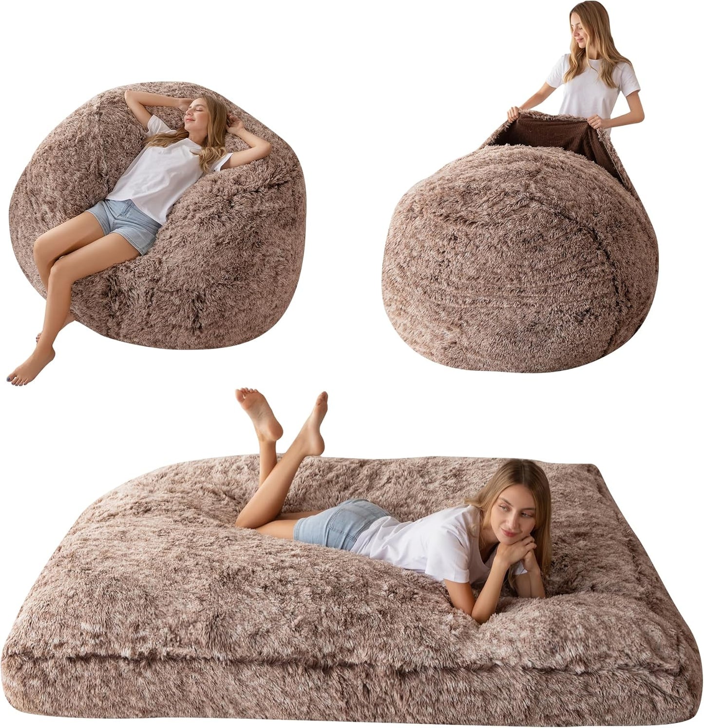 MAXYOYO Giant Bean Bag Chair Bed for Adults - Comfort & Style
