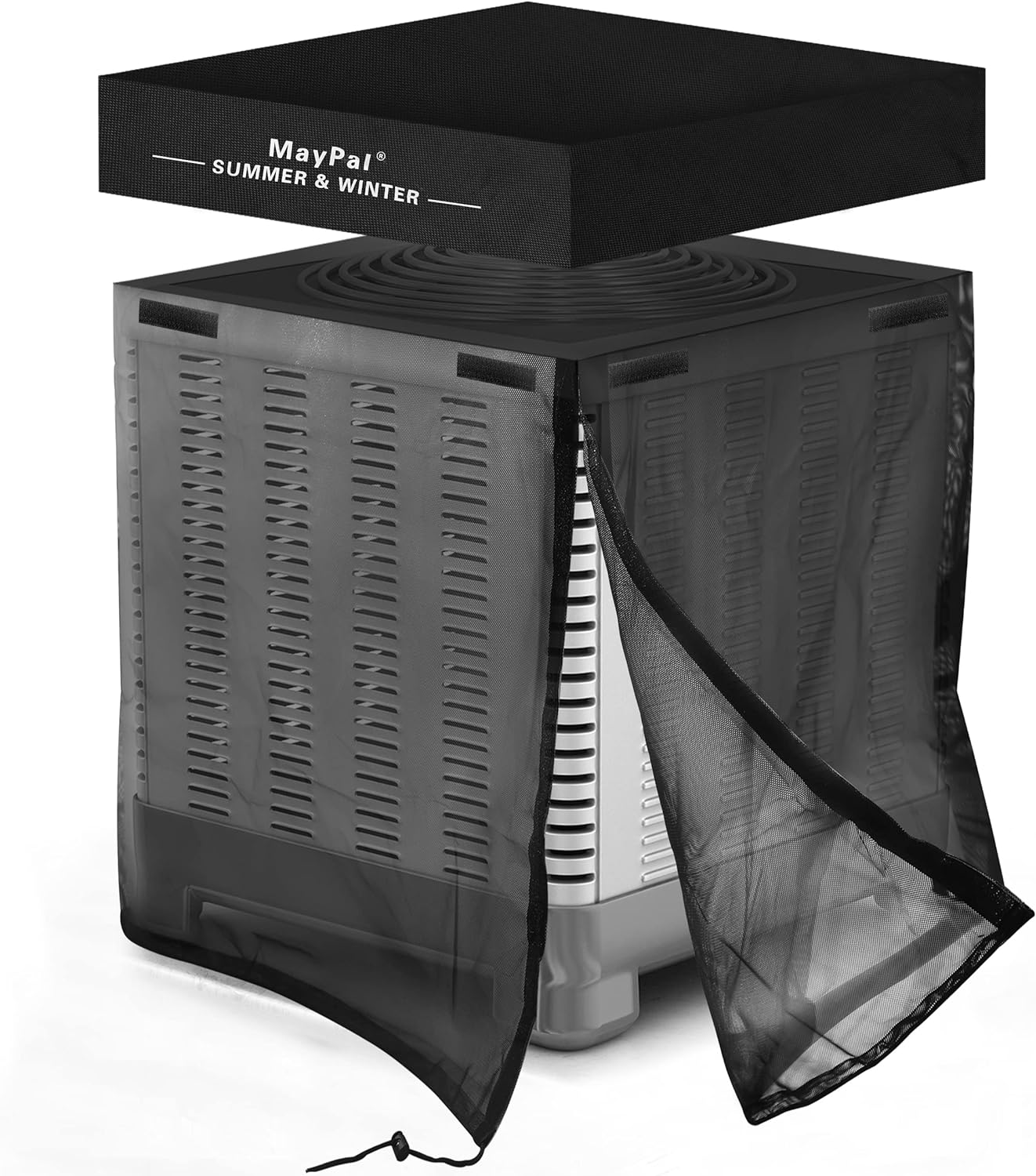MayPal 2-in-1 AC Cover: All-Season Protection from Debris!