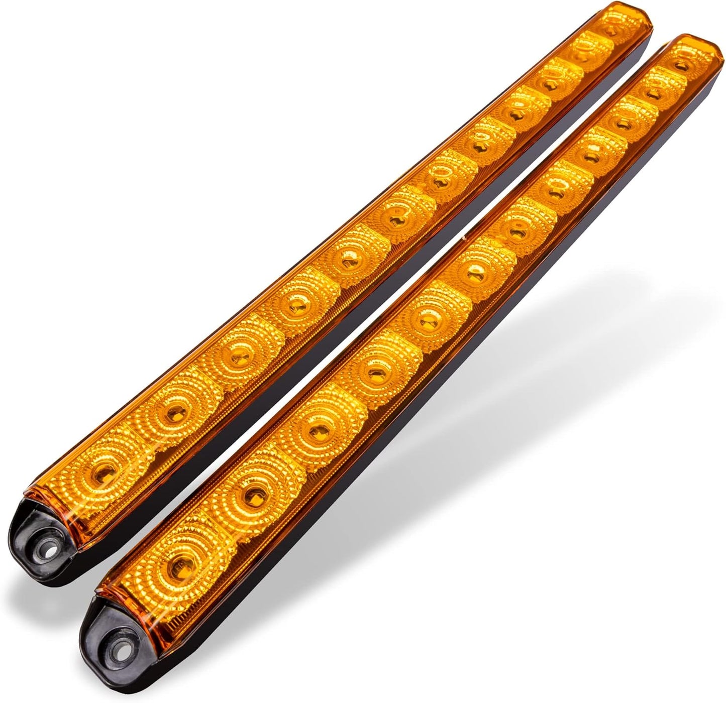 TRUE MODS 16in 12 Amber LED Light Bar for Maximum Visibility