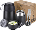 MAXSO 2 Pack Soup Thermo for Hot & Cold Food - Durable Insulated Set