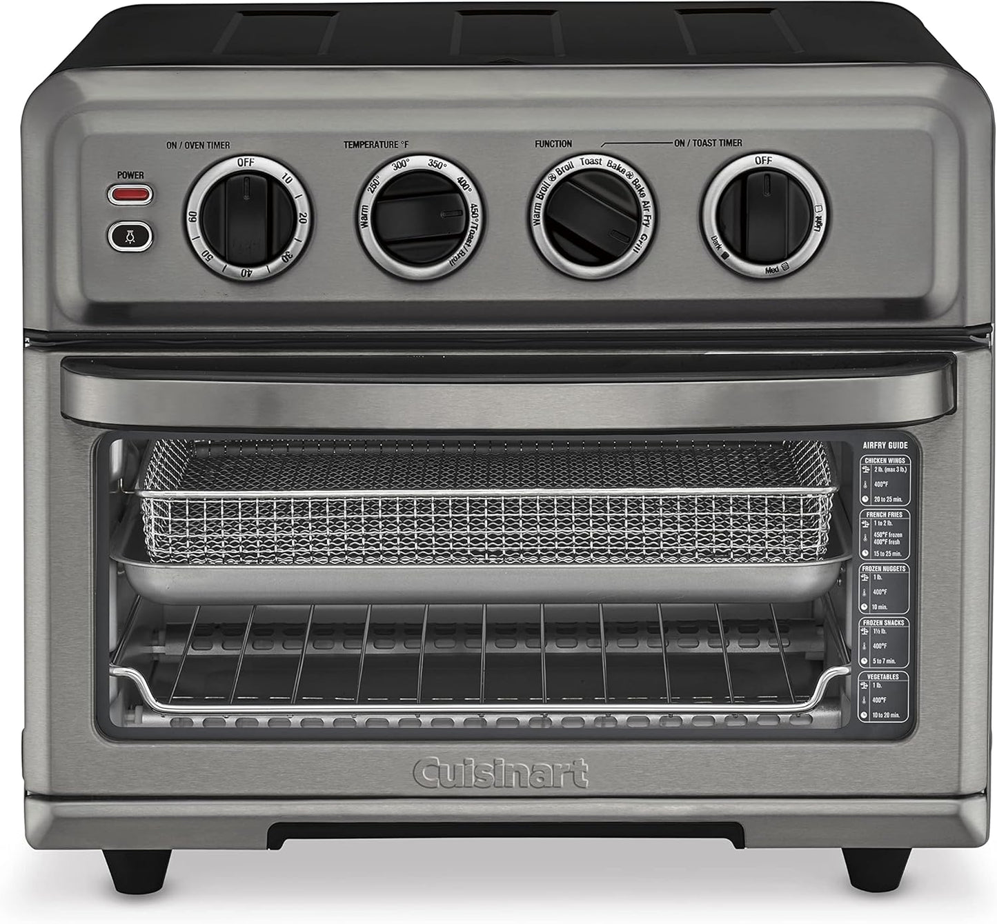 Cuisinart 8-in-1 Air Fryer & Oven, Black Stainless