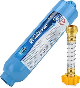 Camco TastePURE Inline Water Filter for RVs and Campers
