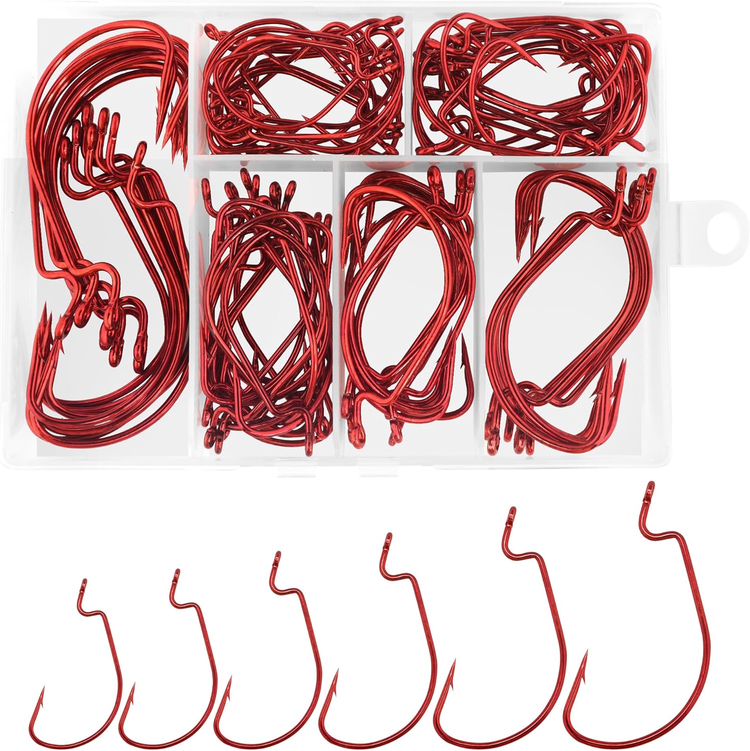 Premium Eagle Claw Bass Hooks Set