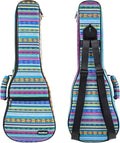 CLOUDMUSIC Ukulele Case Gig Bag Padded Backpack for Concert 23 in