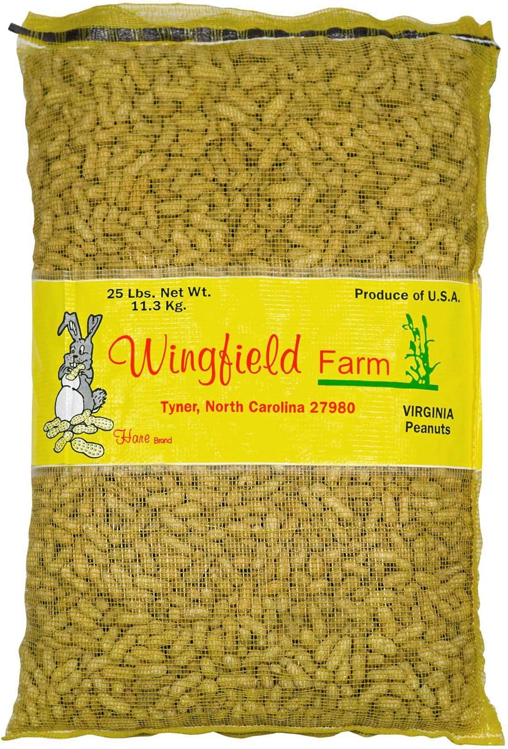 WINGFIELD-25 25 lb Virginia in Shell Animal Peanuts for Wildlife