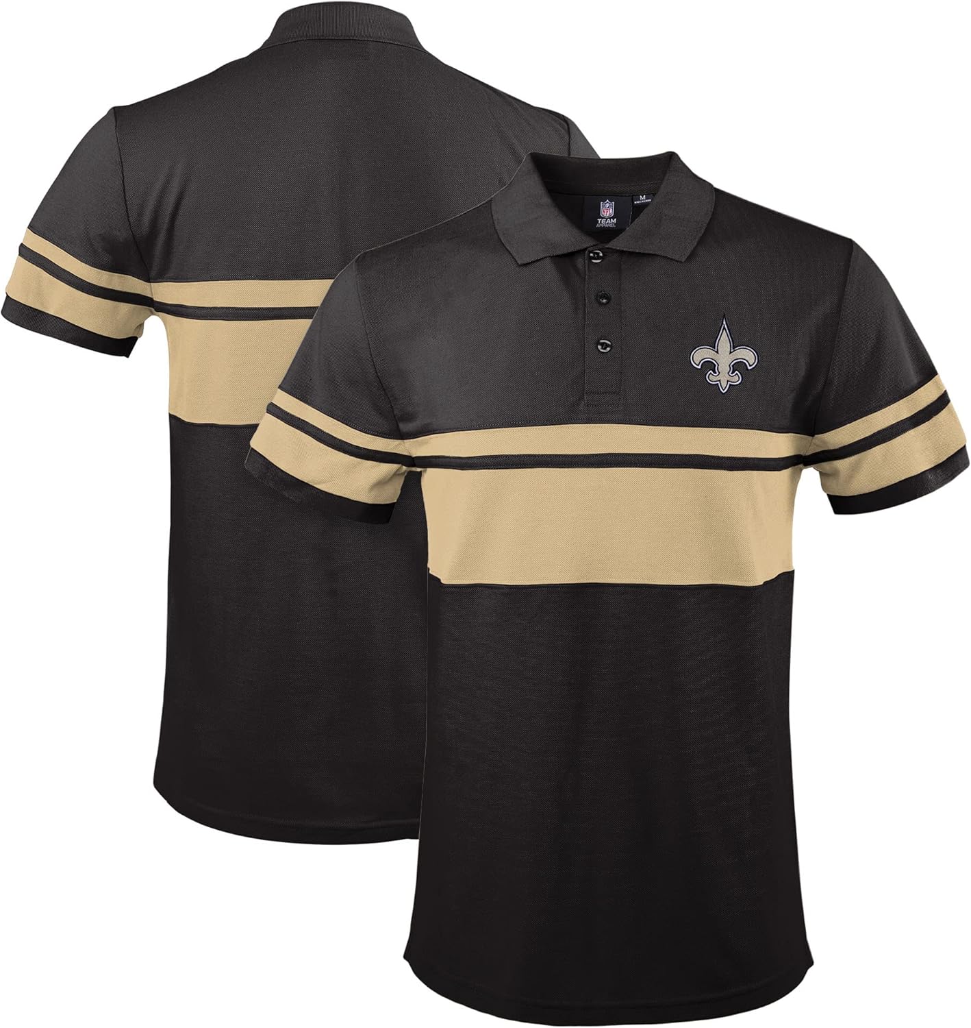 FOCO NFL Football Team Color Chest Stripe Men's Polo Shirt Review