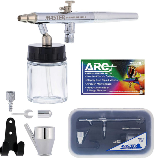 Master Airbrush: Precision Dual-Action Siphon Feed - Versatile & User-Friendly!