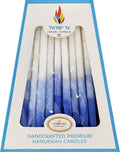 Hanukkah Candles 45 Chanuka Candles Decorative Blue Light Blue White