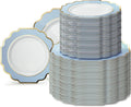 OCCASIONS 240 Disposable Plates Pack (120 Guests) - Elegant Vintage