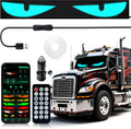52.4in x 7.56in Heavy-Duty Truck LED Devil's Eye Light Bar