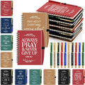 Christian Notebook and Pen Set 30 Pack - Prayer Journal
