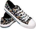 FOCO Women's Dallas Cowboys Glitter Canvas Sneakers - Stylish Fan Sole