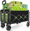 Wagons Carts Foldable Collapsible Wagon Cart with Wheels - Portable
