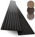 2-Pack Acoustic Wall Panels Wood Slat Wall Decor - Quiet, Modern