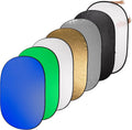 48x72 7-in-1 Oval Reflector Pro - Large Collapsible Light Control