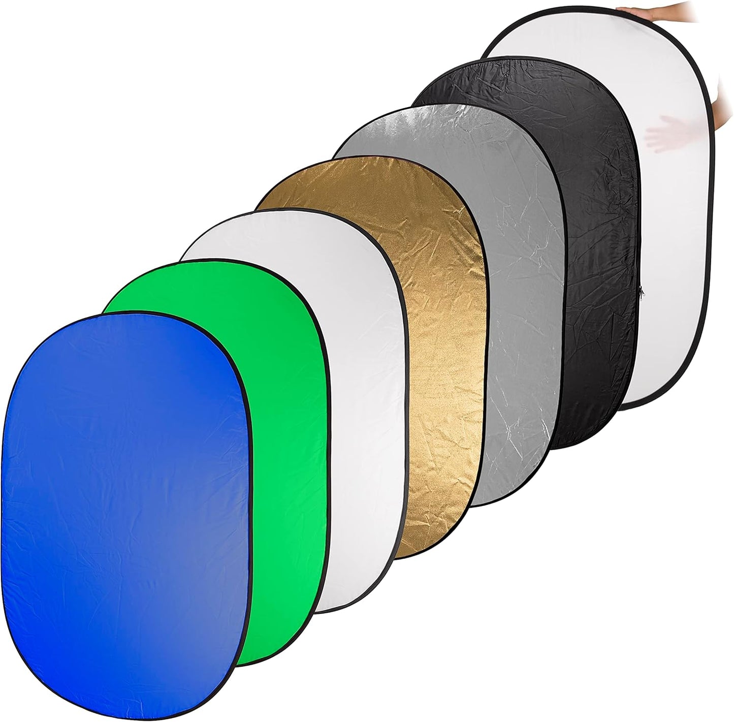 Fotodiox 48x72 7-in-1 Oval Reflector Pro for Photographers