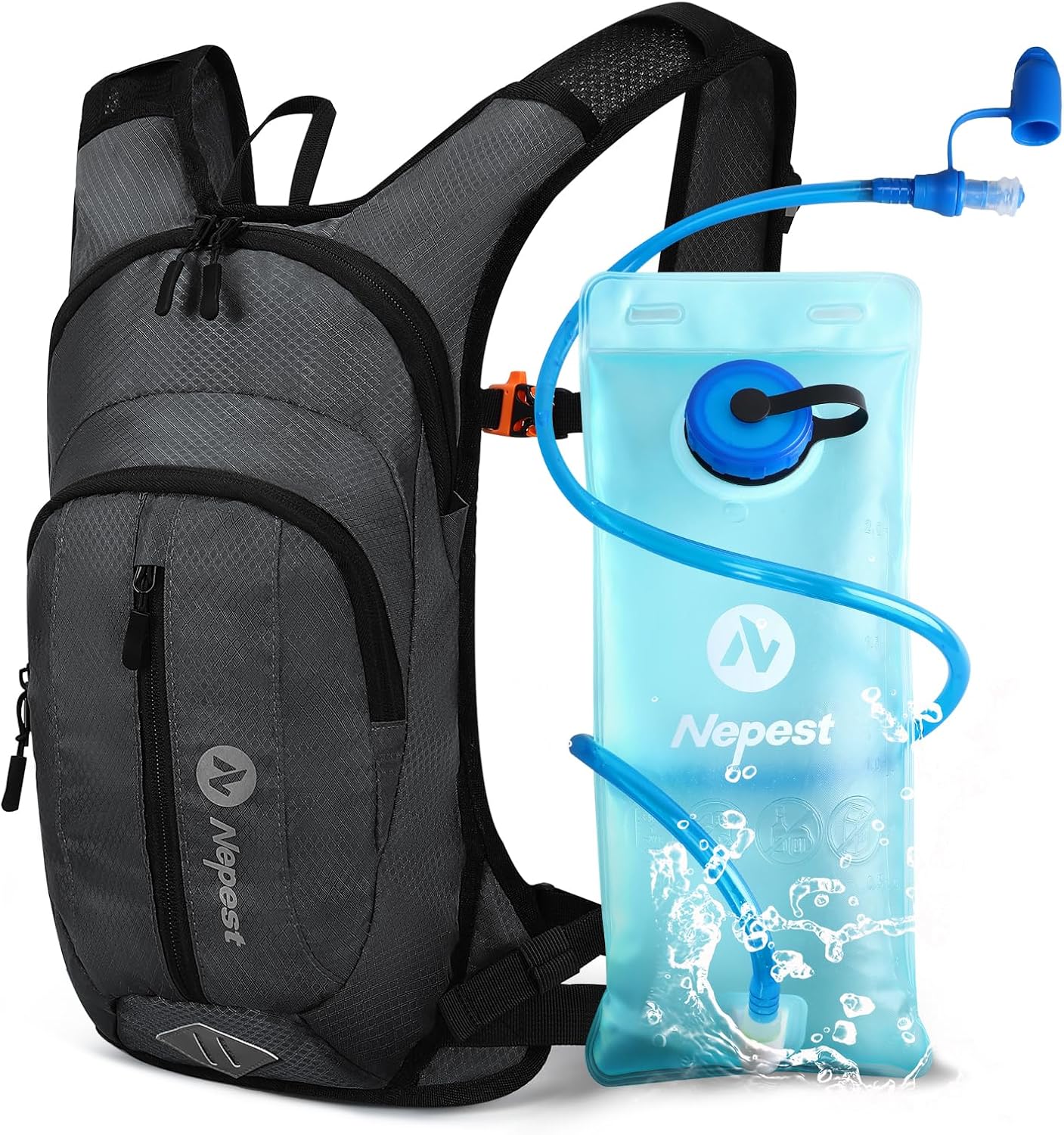 Nepest Hydration Pack with 2L Water Bladder - Stay Hydrated On-The-Go!