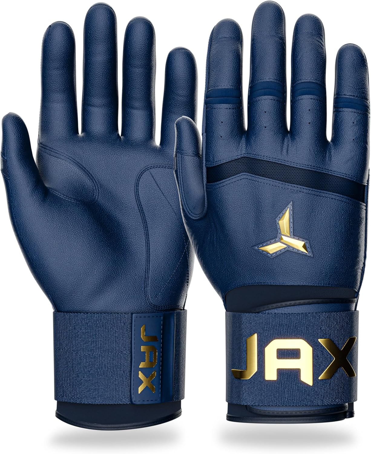 JAX Batting Gloves with Full Wrap Support for Baseball & Softball