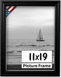 Black 11x19 Picture Frame.75 in Wide - Handmade Solid Wood