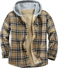 Men's Cotton Plaid Shirts Jacket Fleece Lined Flannel - Warm Everyday