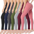 Creamlush High Waisted Leggings for Women - Buttery Soft 7-Pack pursue