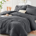 HYMOKEGE Oversized King Comforter Set for All Seasons Luxury