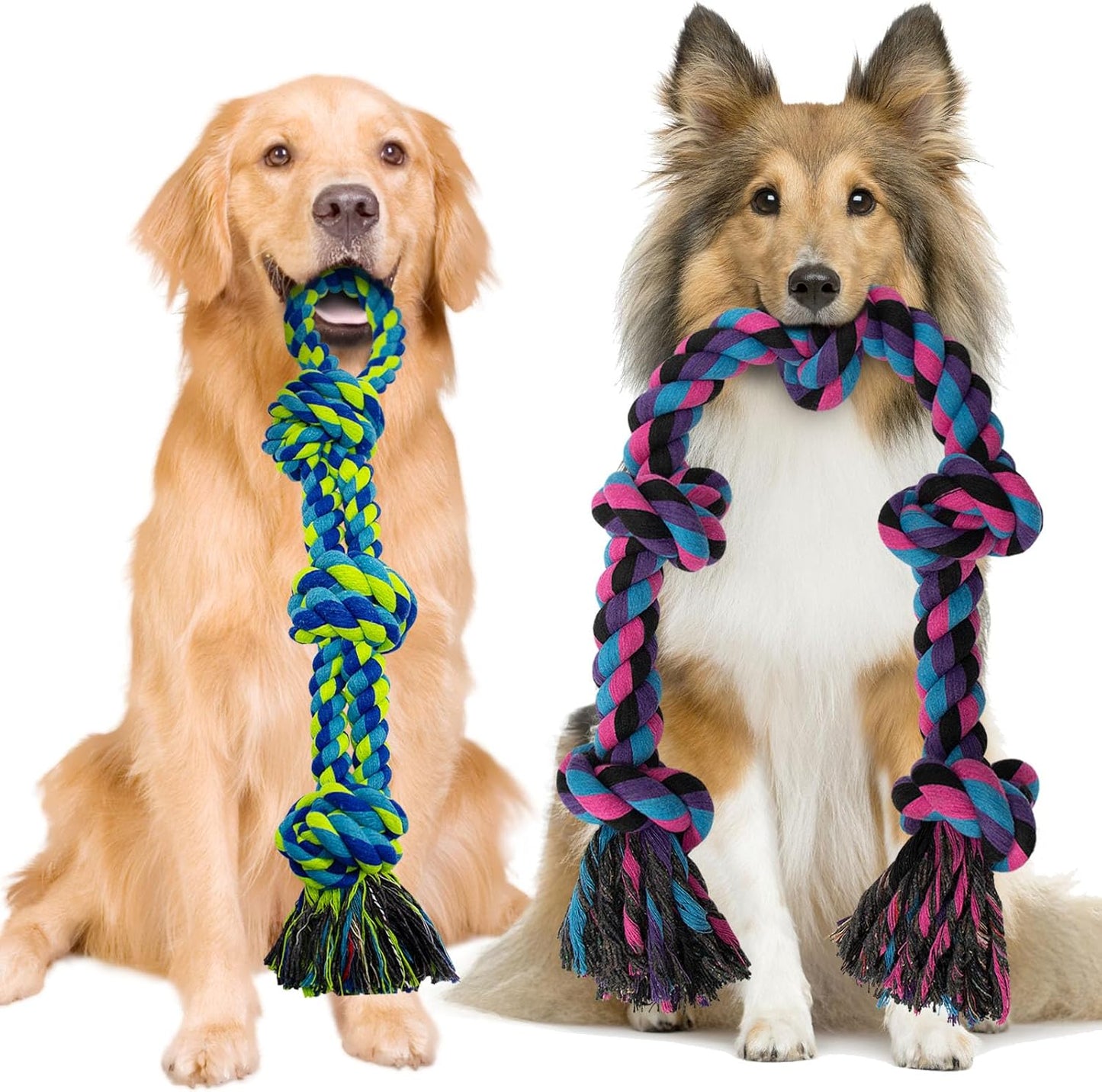 Indestructible Dog Rope Toys ~ Medium/Large Breeds