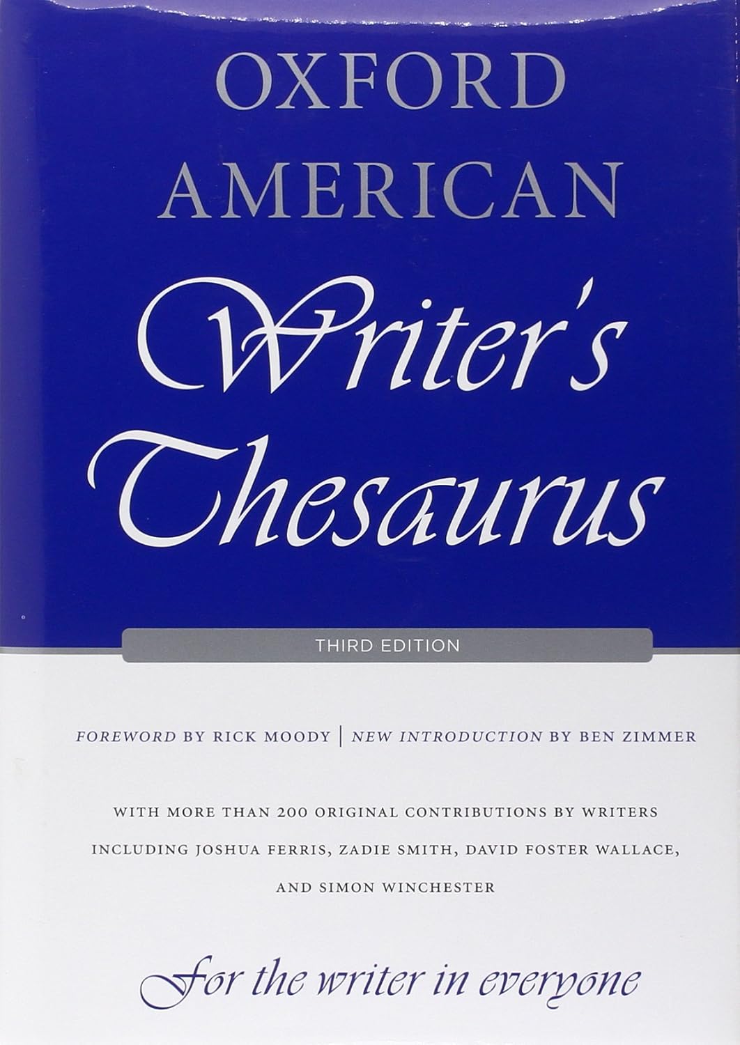 Oxford American Writer's Thesaurus: A Comprehensive Resource