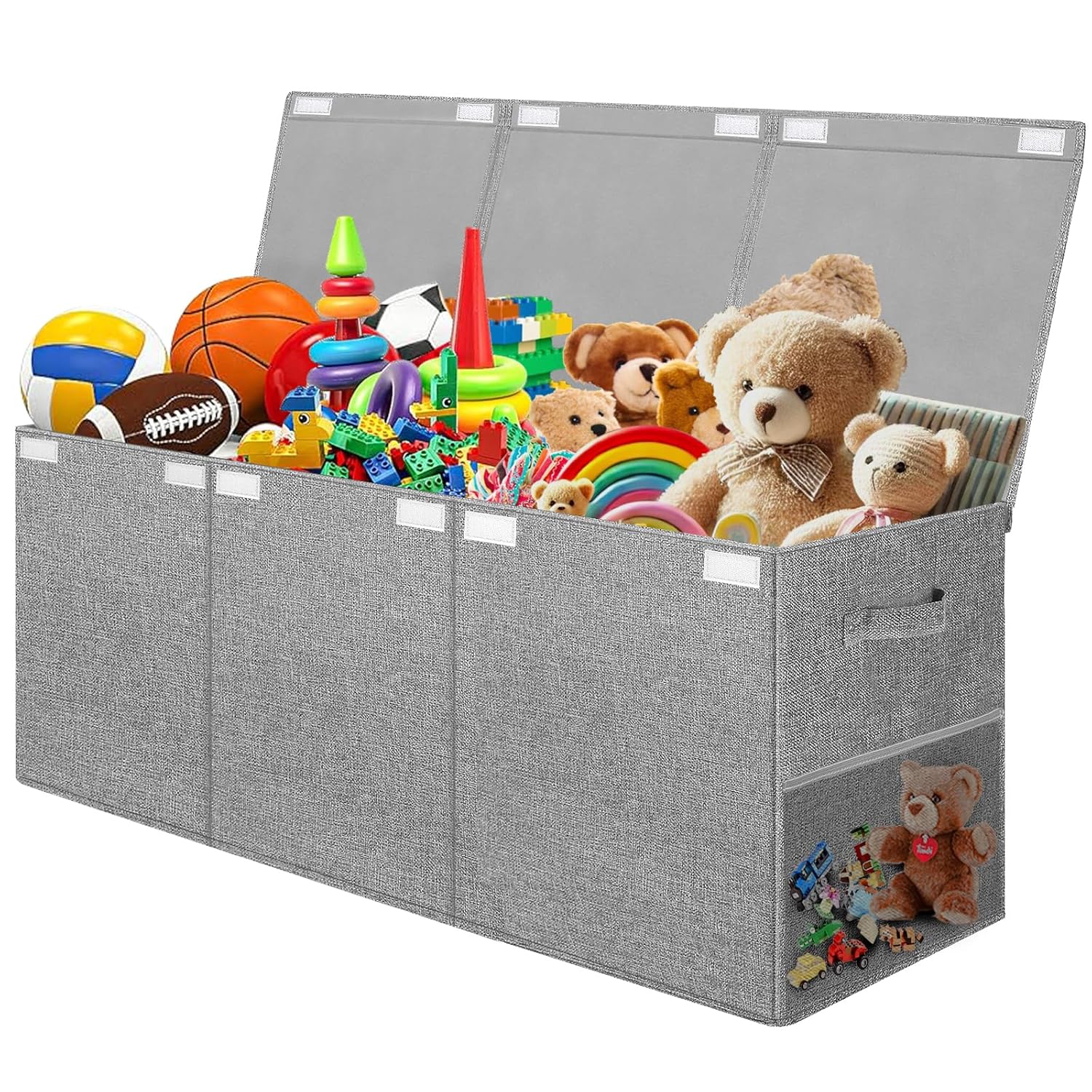 Extra Large Toy Box Chest for Kids Storage Organizer 40L x 14W x 16H