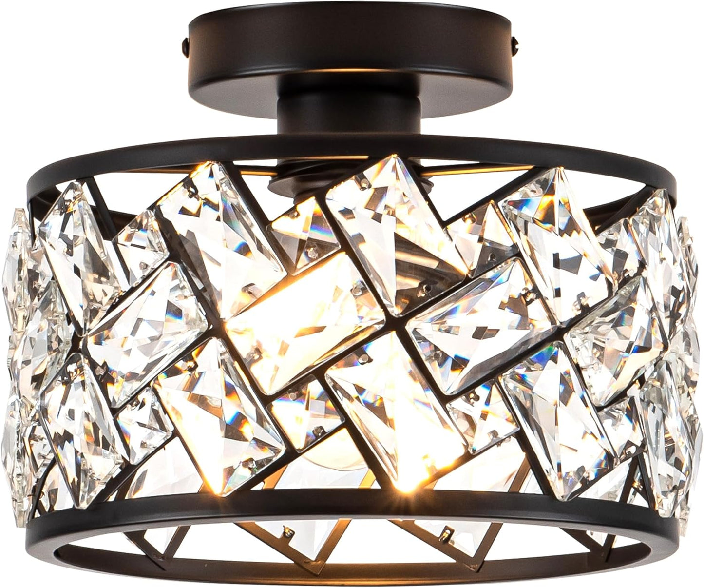 Modern Crystal Ceiling Light Fixture for Elegant Home Decor