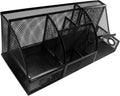 Mesh Desk Organizer Set Office Accessories - Sleek Desk Storage