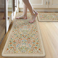 Cushioned Anti Fatigue Kitchen Mat Set 2 Piece - Comfort for Standing