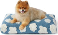 Cute Small Dog Bed Thick Shredded Foam Puppy Mattress - Cozy Support
