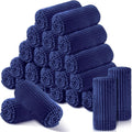 Buryeah 24 Pcs Flannel Throw Blanket Bulk 50 x 60 in - Soft, Versatile