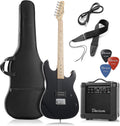 Davison Full Size Electric Guitar Kit with 10W Amp - Beginner Ready