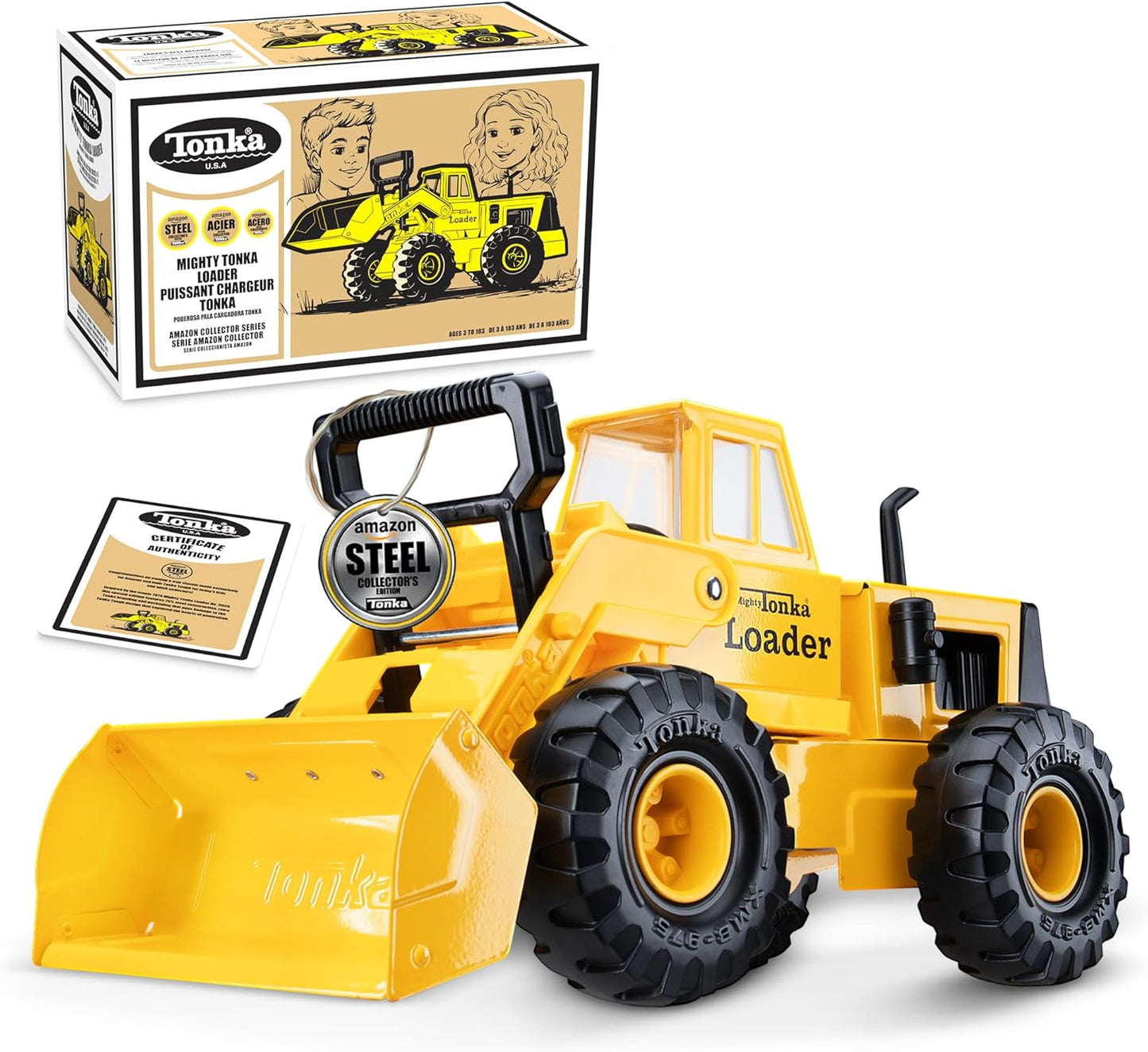 Tonka Retro Front Loader Collector's Edition for Kids Ages 3