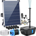 POPOSOAP Solar Pond Filter with 12W Pump for Clean Water