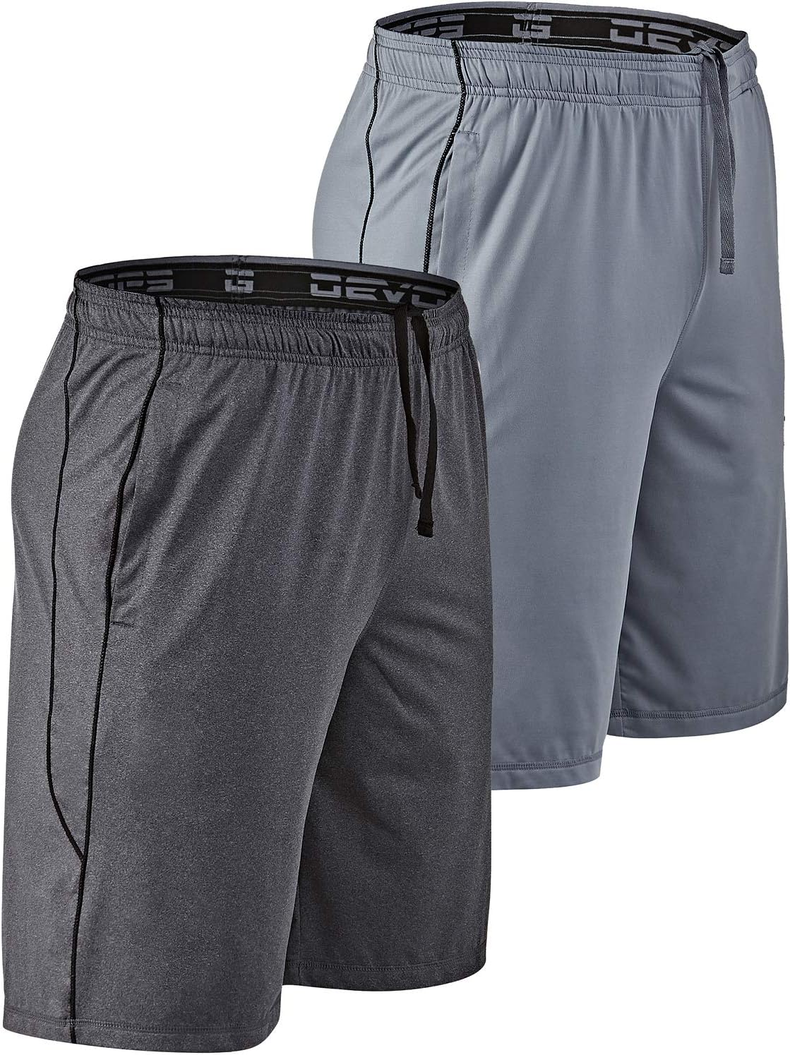 DEVOPS Men's 2-Pack Loose-Fit 10in Workout Gym Shorts Review