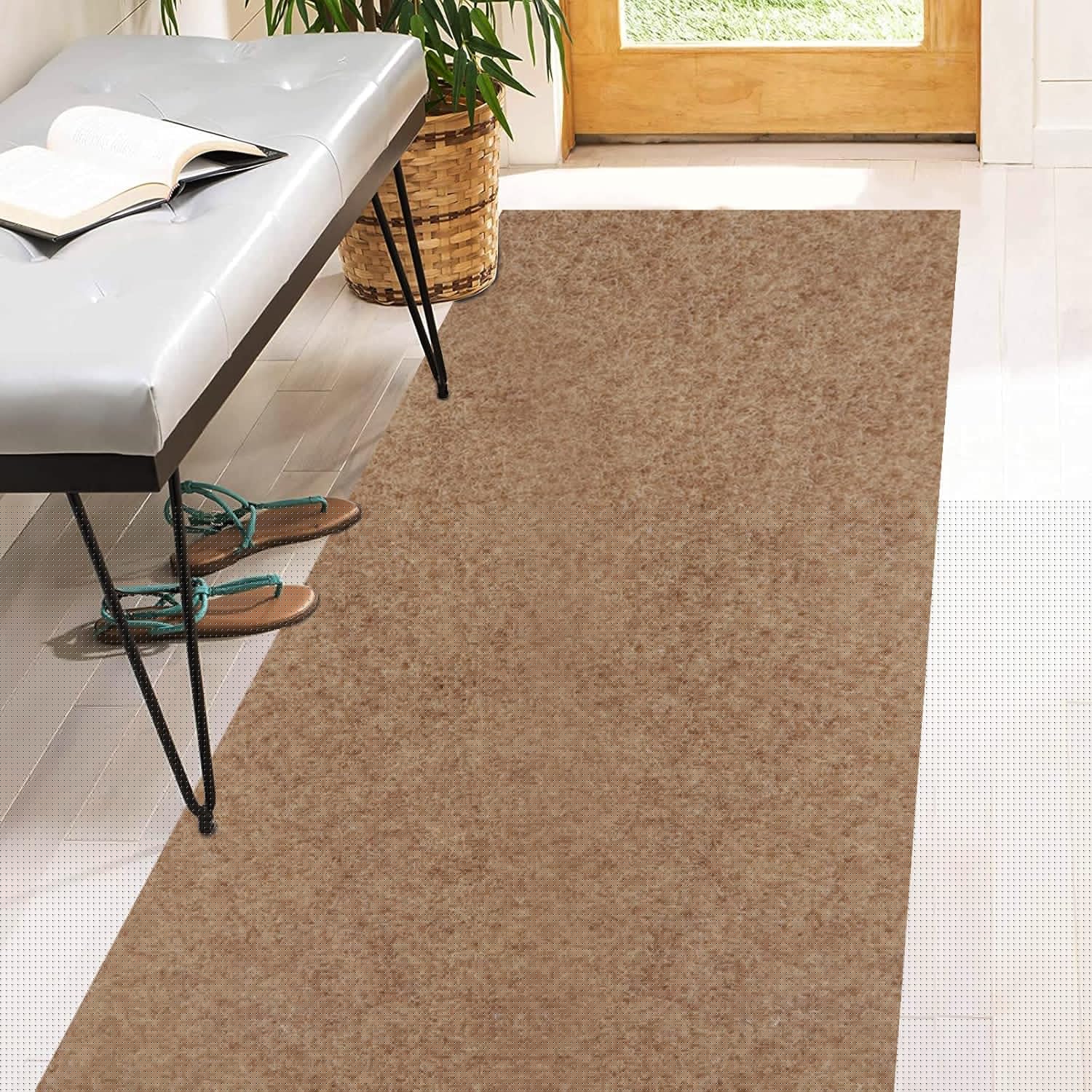 2ft x 57ft Runner Rugs with Rubber Backing for Indoor Outdoor Use