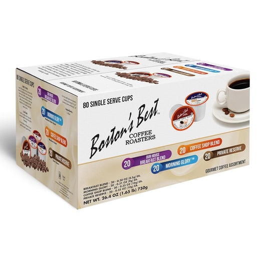Boston's Best Assorted Variety Blends K-Cup Coffee 80 Count
