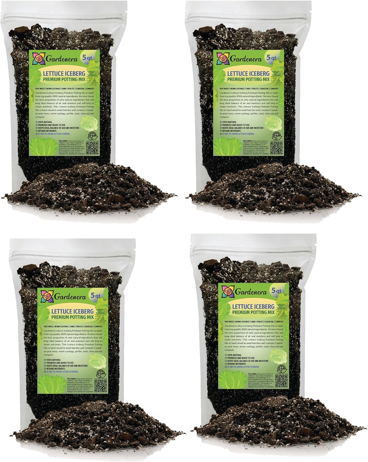Premium Potting Soil Blend for Healthy Iceberg Lettuce Growth