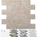 Peel and Stick Tile Backsplash 20-Pack 12in x 12in Thicker Stone Panel