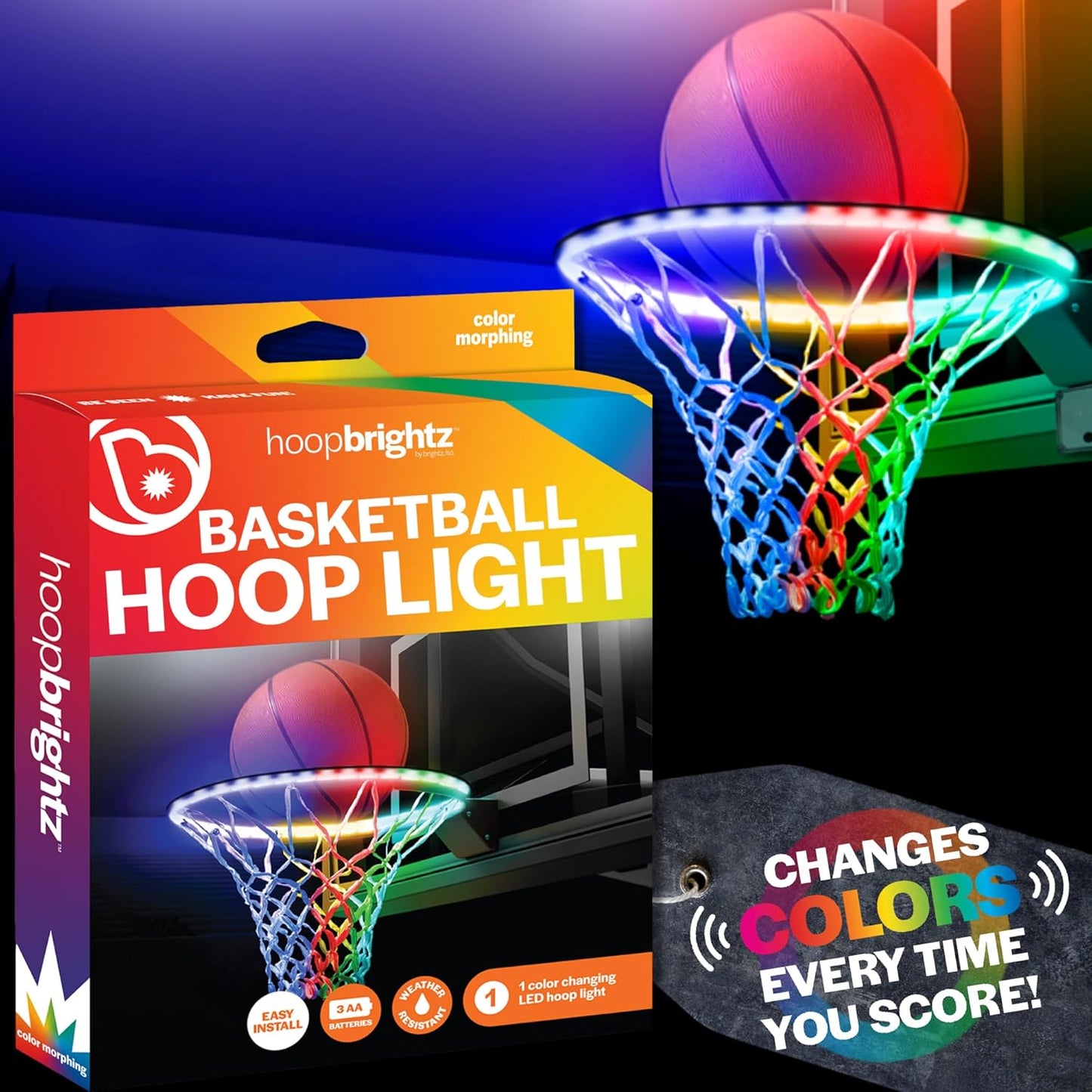 HoopBrightz LED Basketball Hoop Light - Transform Night Games