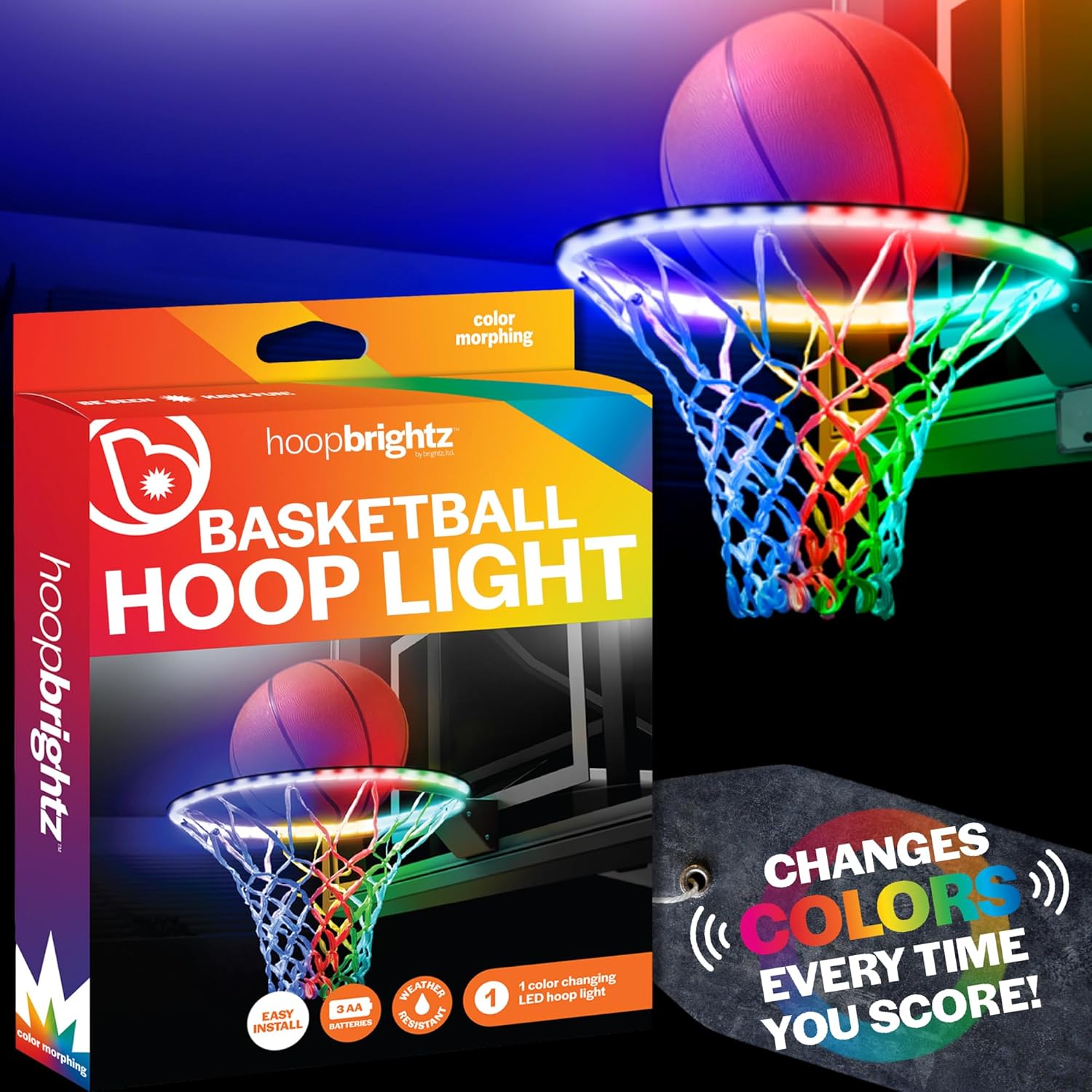 HoopBrightz LED Basketball Hoop Light - Transform Night Games