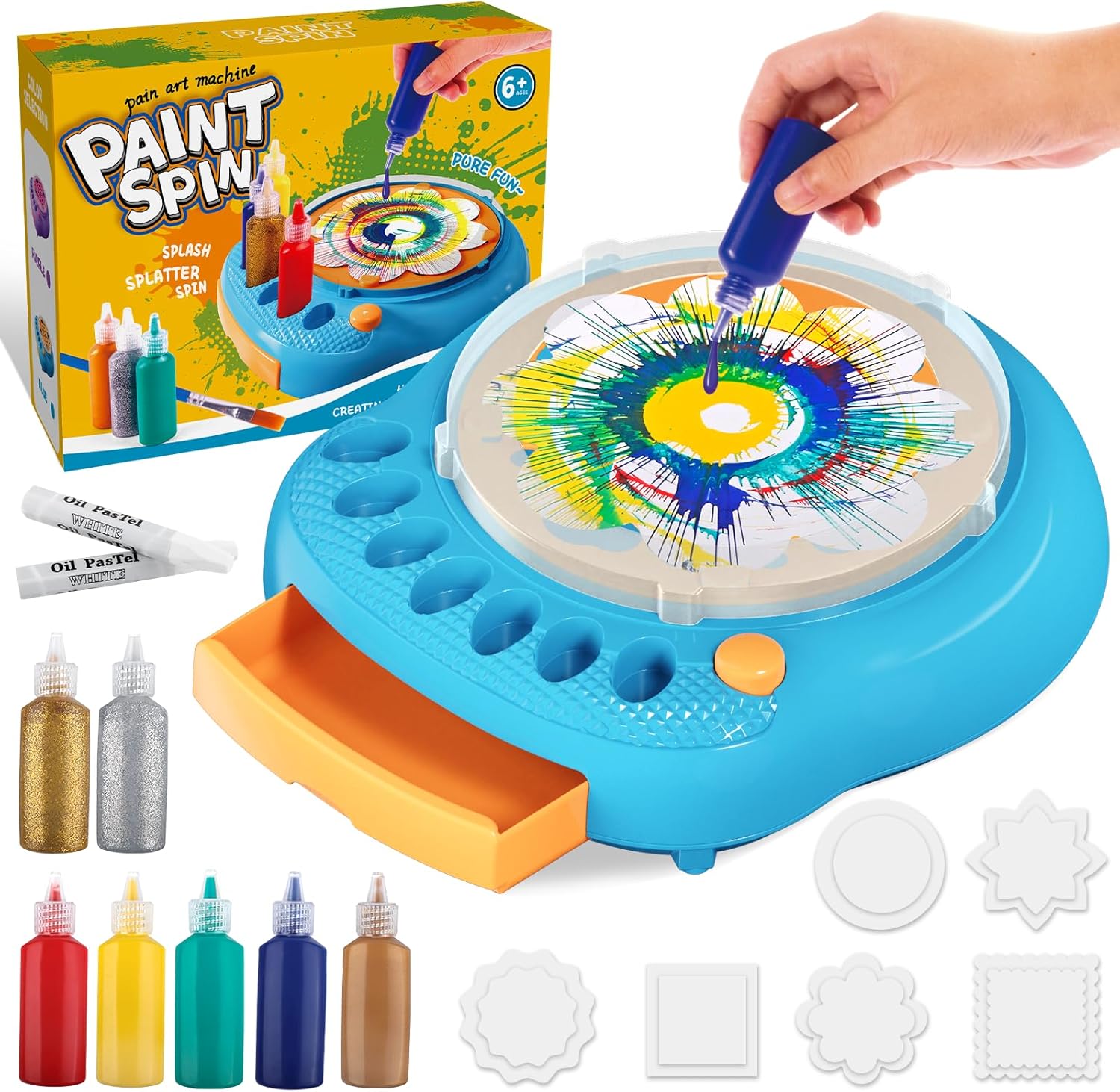 Spin Art Machine Kit - Creative Art Fun!