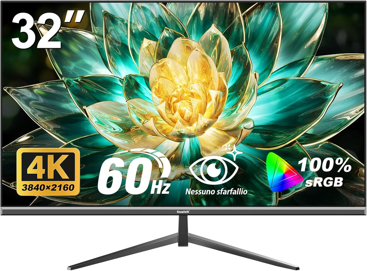 32 Inch 4K UHD Computer Monitor with Ultra-Clear Display