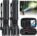 Rechargeable Magnetic Flashlights High Lumens - Super Bright 8 Modes